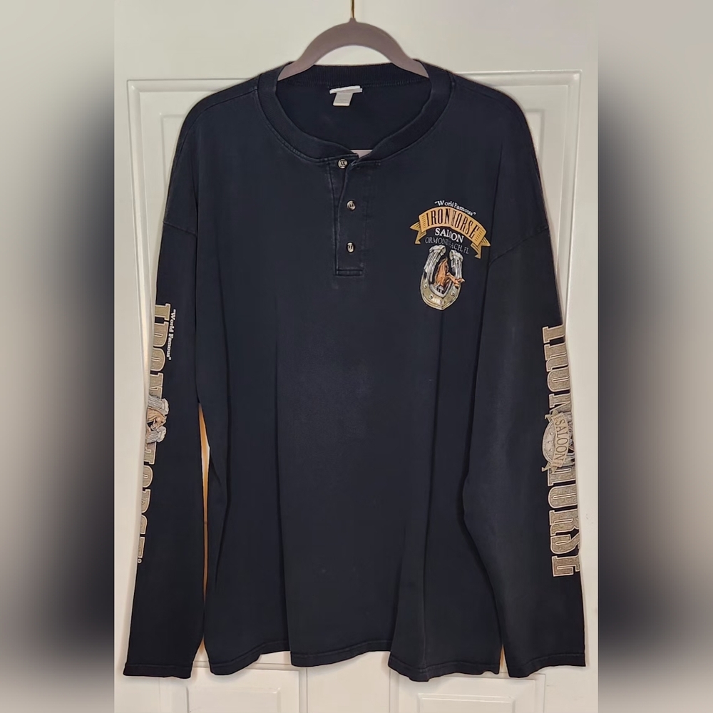 Iron Horse Saloon Y2K Long Sleeve T-Shirt Size 2X